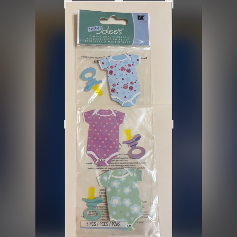 Jolee’s Baby Shower Dimensional Stickers  -1- set